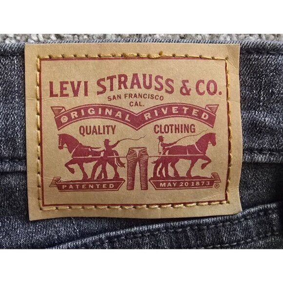 Levis Strauss & Co. Boyfriend Fit Jeans Size 31 Dark Wash Denim - Picture 4 of 4